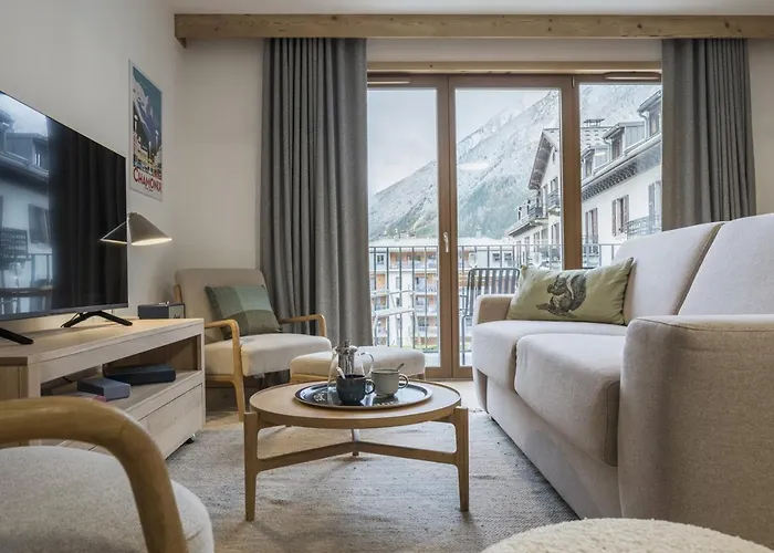 Appartement White Dream - Vue Et Confort En Centre-ville Chamonix